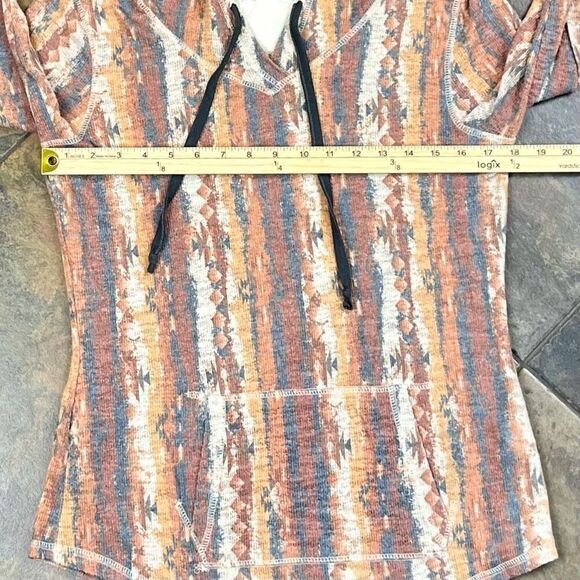 Panhandle Western Aztec Hooded Top Medium - Picture 8 of 9